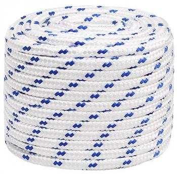 Corde de bateau 25 m blanche 18 mm polypropylène