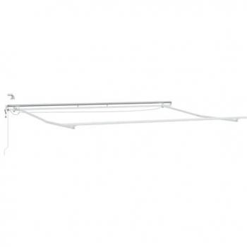 Auvent Blanc 5 m × 3 m Métal