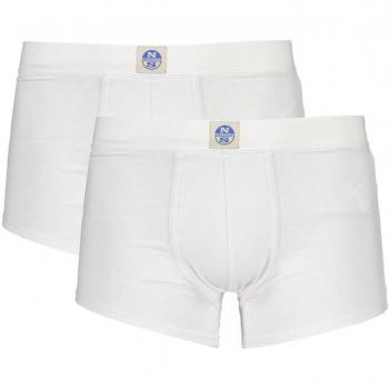 North Sails White Cotton Boxer Shorts for Men, Size S
