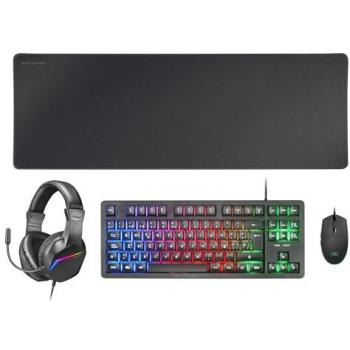 Mars Gaming Kit De Jeu Souris Clavier Casque Tapis De Souris Mcp-rgb3