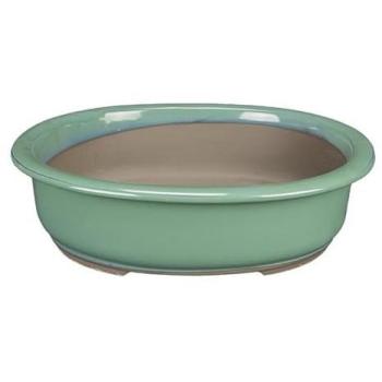 Pollice Verde Vaso Smaltato Ovale