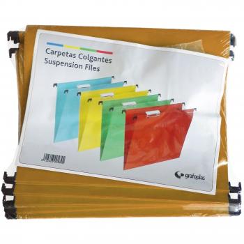 Portadocumenti Grafoplas con Gancio, per Cassetto, 65 mm, Formato A4, Confezione da 50