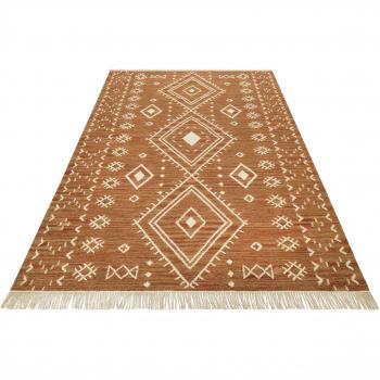 Rechteckiger Teppich Monaco GL-82103, 5 mm Höhe, Schurwolle