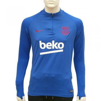 Nike FCB M Nk Dry Strk Dril Top Langarm, Herren L Lyon Blau/Noble Red
