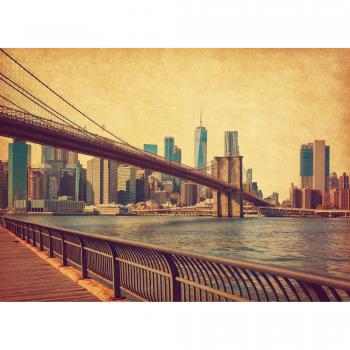 Papermoon Fototapete Brooklyn Bridge Nostalgie