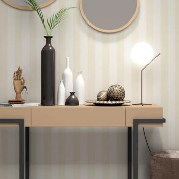 Erismann Vliestapete Gestreift Modern Streifen Creme Weiß Metallic 10361-02 4earth Erismann