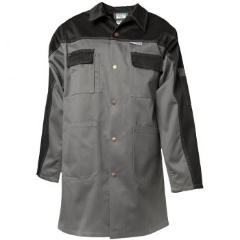 Planam Tristep Berufsmantel grau/schwarz Größe 46