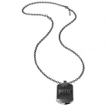 Collier en Acier Inoxydable Noir Police PJ.26400PSUB/01