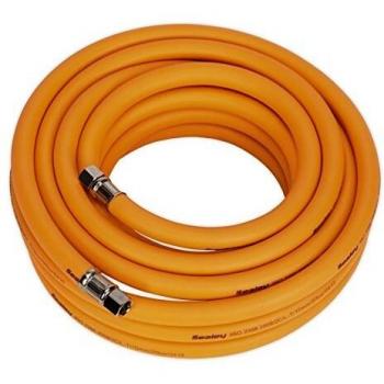 Sealey AHHC1038 Hybrid Hi Vis Air Hose with 1/4 BSP Unions, 10m x Ø10mm