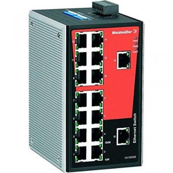 Weidmüller Industrial Ethernet Switch 16P – série IE‑SW‑VL16
