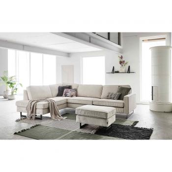 Places of Style Ecksofa Pinto, 290 cm, Chenille und Mikrofasern