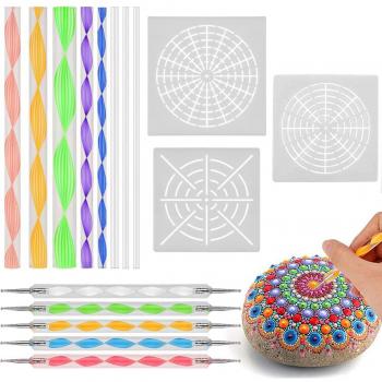 Mandala Pottery Pen Set