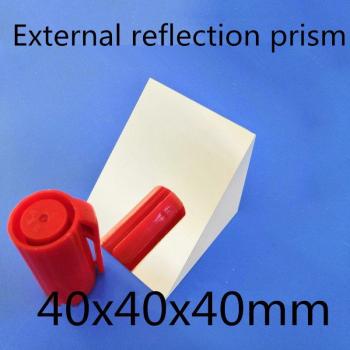 Prisma Triangular de 40mm con Revestimiento Reflectante