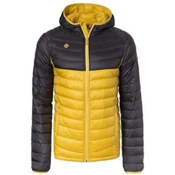 Alsek Adult Hoodie-Vest von IZAS, Dunkles Grau & Gelb, XXL Größe