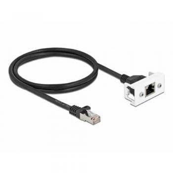 Delock Easy 45 Netzwerk Verlängerungskabel S/FTP RJ45 1 m schwarz