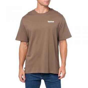 Timberland Chocolate Chip Back‑Print T-Shirt – Men's Short Sleeve, Size S