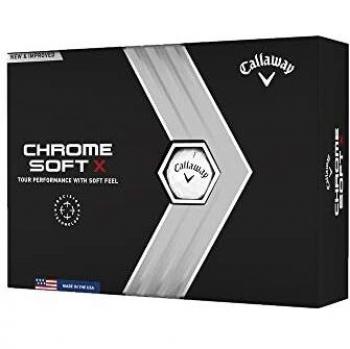 Callaway Chrome Soft X Golf Balls, White