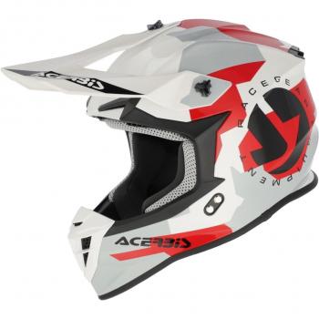 Casco Motocross Acerbis Linea LINEAR 2206 L – Bianco-Grigio