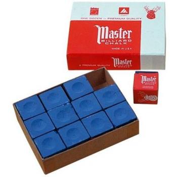 Master Billard Kreide 12er Pack Blau