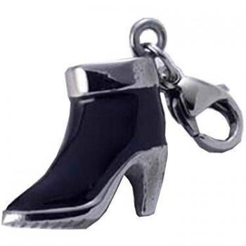 Charm de Acero Botín Negro Time Force