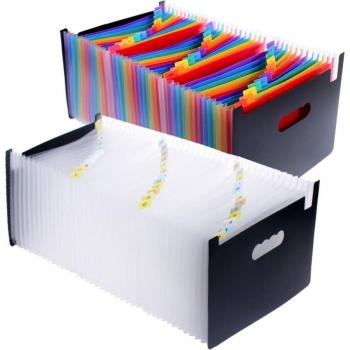 Expandable A4 File Organizer with 13/24/37 Pockets