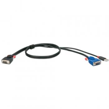 Lindy KVM Switch Kabel 3m USB und VGA