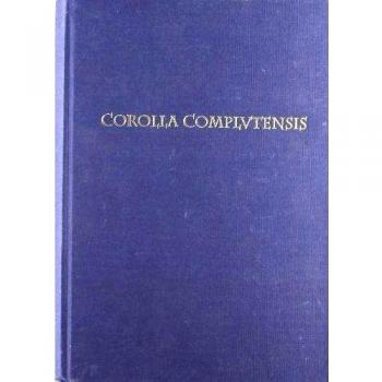 Corolla complutensis. Homenaje a josé s. Lasso de la vega.