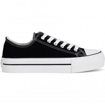 Schwarze Sprandi Sneakers aus Stoff YL201404