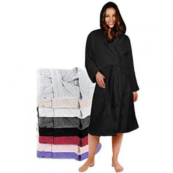 Doccia Comfort Accappatoio Donna Oeko-Tex con Due Tasche