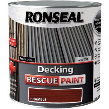 Ultimate Protection Decking Paint by Ronseal, Bramble, 2.5 L