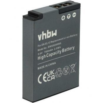 Nikon EN-EL12 kompatibler Akku von vhbw