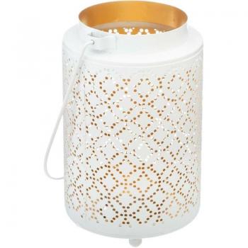 Metallo Atmosphera 13 cm Lanterna Bianco