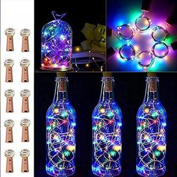 FANSIR LED Cork String Lights, 10 Pack
