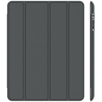 JETech Étui pour iPad 4, 3 et 2, Housse avec Support et Veille/Réveil Automatique (Gris Foncé)