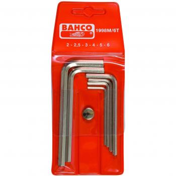 Juego llaves allen acodada 1998m 10t 10pzas