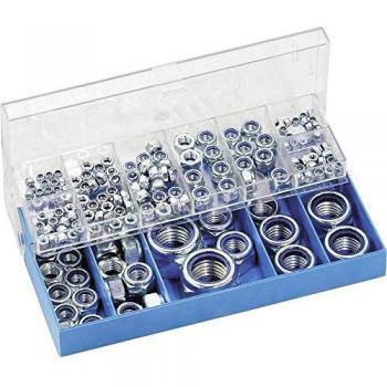 Völkner Auswahl: Sicherungsmuttern-Sortiment 826460 – 161 Stück