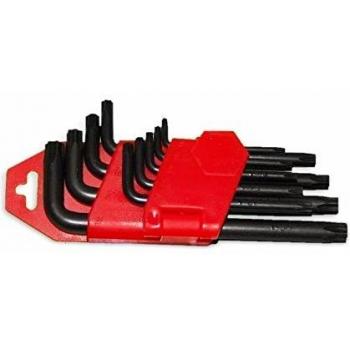 Llave Torx negra juego completo de 9 piezas Silbor 32168