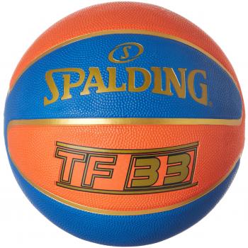 Spalding TF33 Basketball Ball, orange/blau, 6‑Size