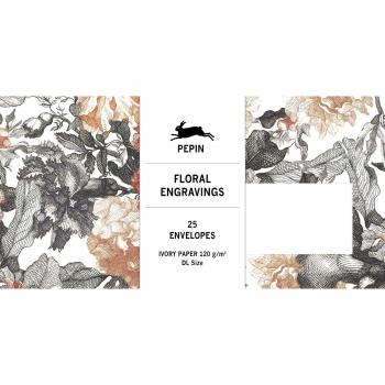 Floral Engravings: Envelopes