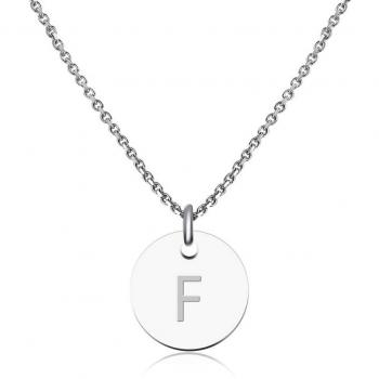 Collier Personnalisé avec Initiale en Argent