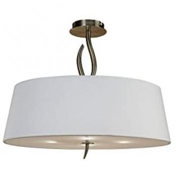 Inspired Ninette Semi Flush 4 Light Antique Brass