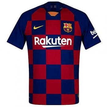 Nike Herrenkleidung FCB M Nk Vapor Match JSY SS Hemd, Farbpalette Königsblau & Varsity-Mais, 2XL