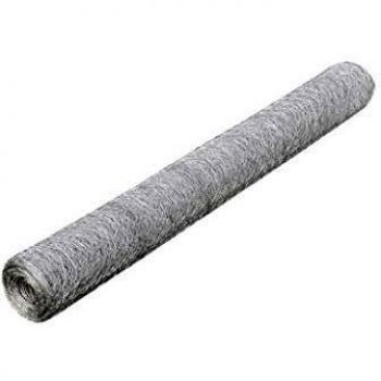 VidaXL Chicken Wire Fence Galvanised Steel 25x0.5 m Silver