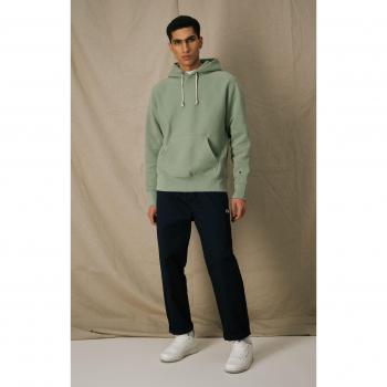 Grün minimalistischer Reverse Weave Sweatshirt