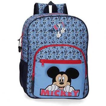 Mochila Mickey Mouse 38cm Rojo