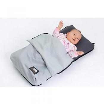 Deryan AIR‑TRAVELLER Mini Babybett – Waschbarer Riemen, 0,9 kg, grau