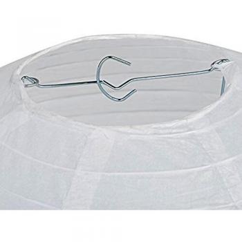 Deko für Party Garten Hochzeit Dekoration Lampenschirm Rund Weiß Papier