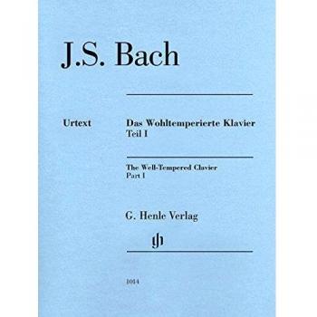 Das Wohltemperierte Klavier Band 1, Ausgabe ohne Fingersätze