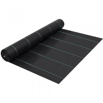 Toile de paillage Noir 2x25 m pp