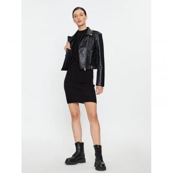 Morgan Kunstleder Bikerjacke 232-GURGY2 Schwarz Regular Fit